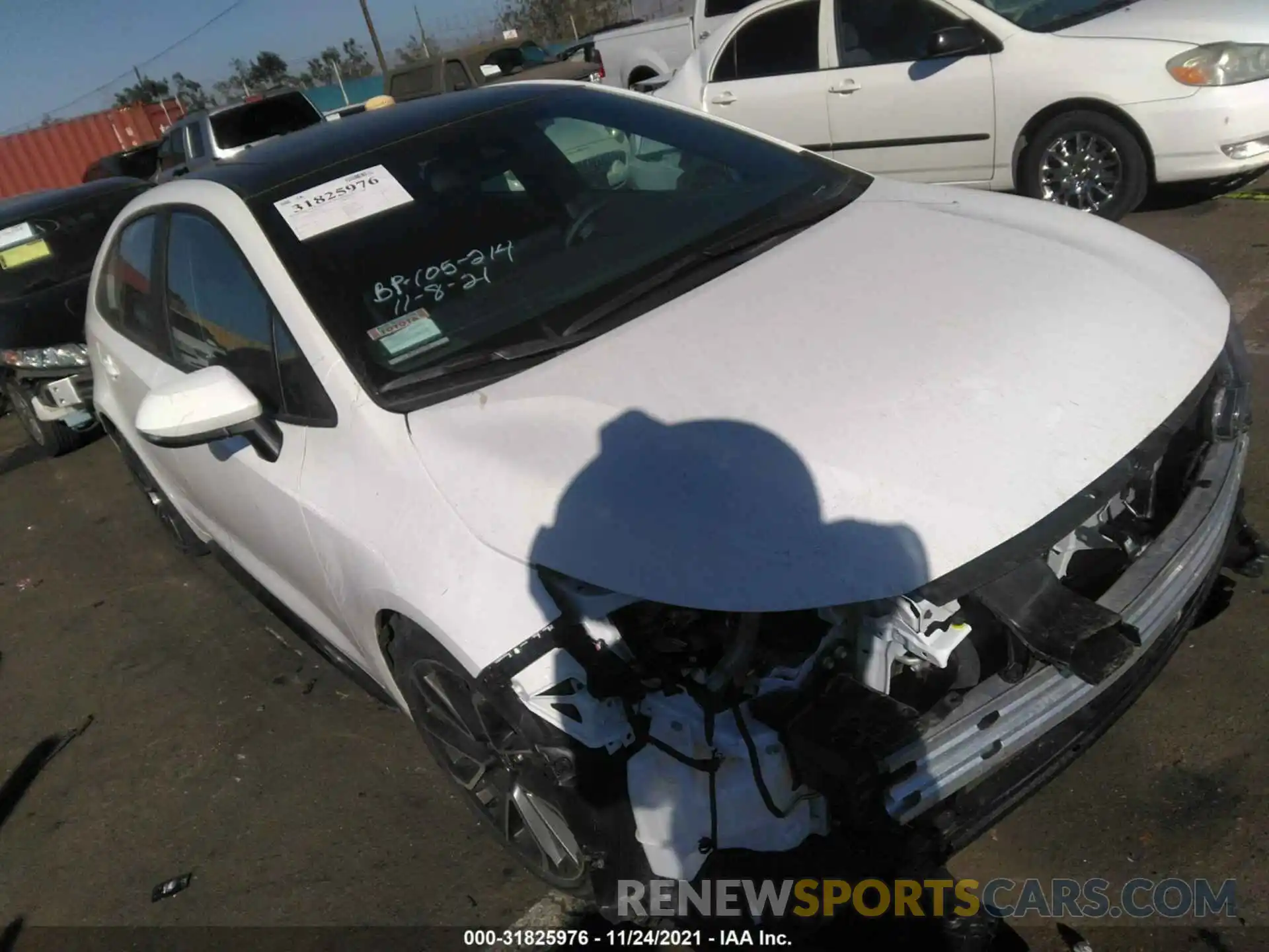 1 Photograph of a damaged car 5YFP4MCE8NP101009 TOYOTA COROLLA 2022