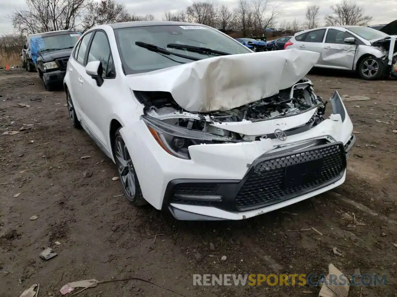 1 Photograph of a damaged car 5YFP4MCE8NP101446 TOYOTA COROLLA 2022