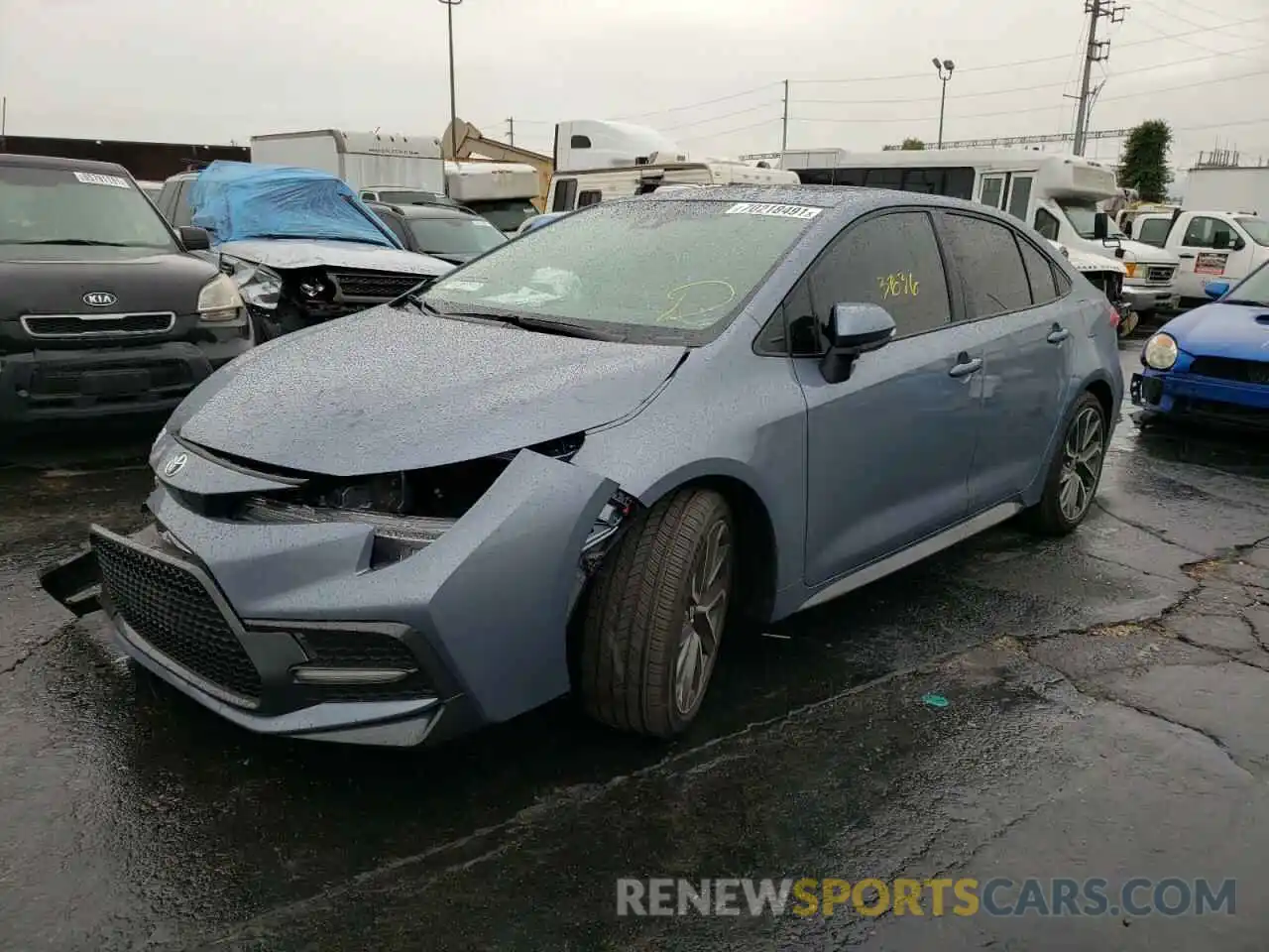 2 Photograph of a damaged car 5YFP4MCE8NP103634 TOYOTA COROLLA 2022