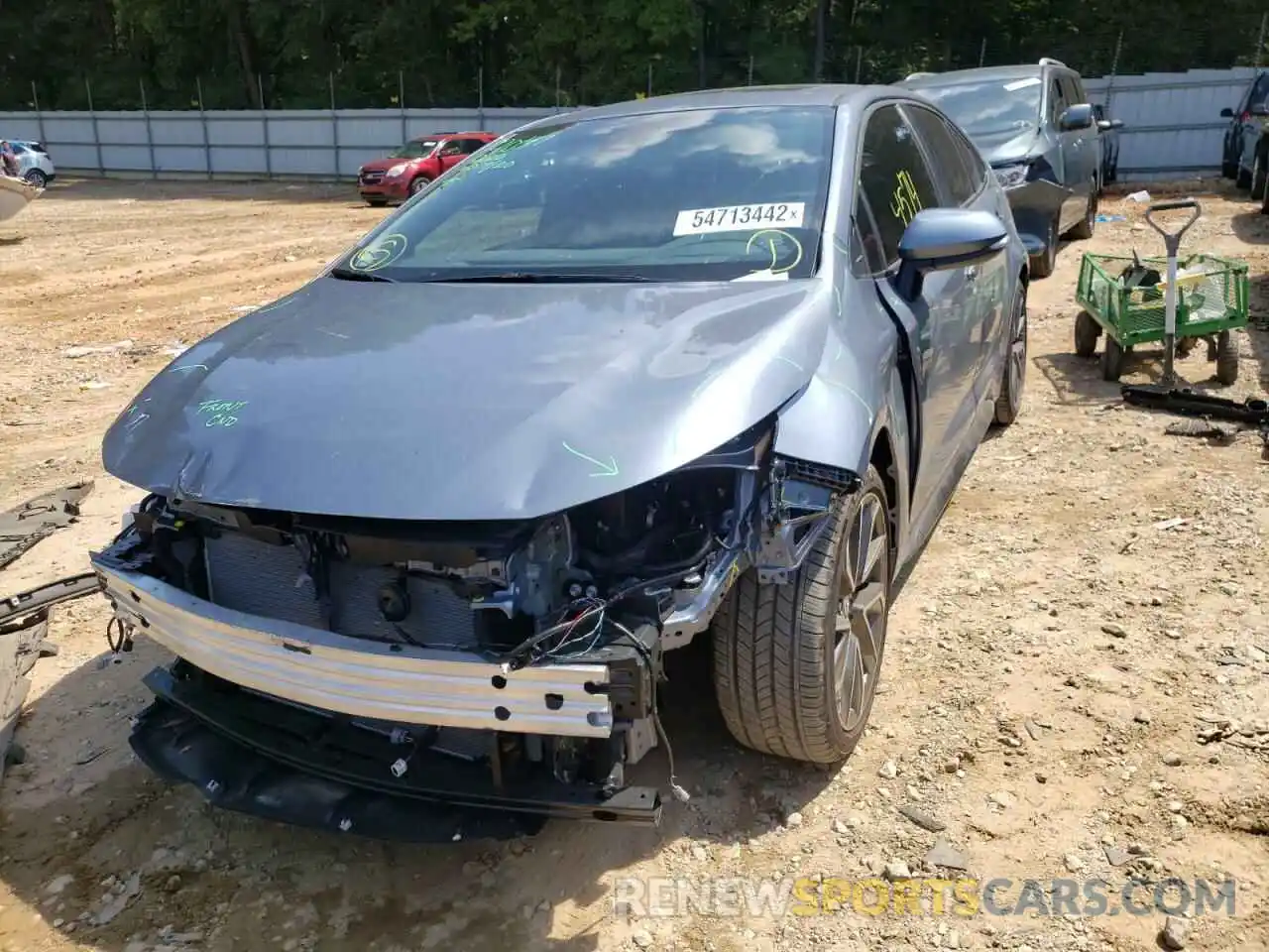 2 Photograph of a damaged car 5YFP4MCE8NP110776 TOYOTA COROLLA 2022