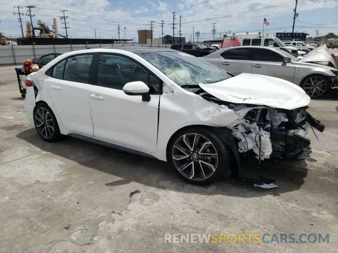 1 Photograph of a damaged car 5YFP4MCE8NP118702 TOYOTA COROLLA 2022