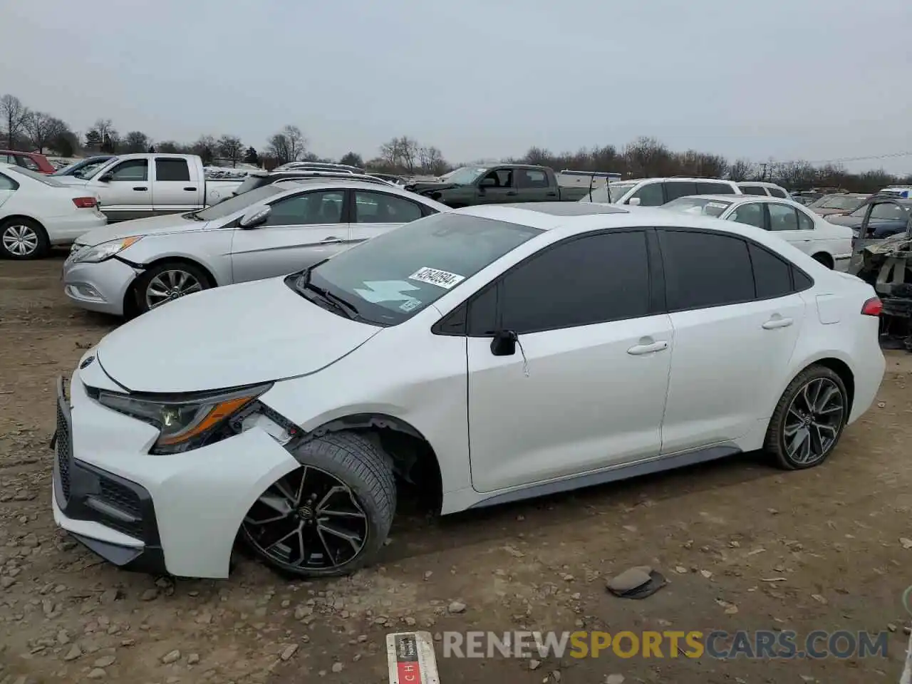 1 Photograph of a damaged car 5YFP4MCEXNP105384 TOYOTA COROLLA 2022