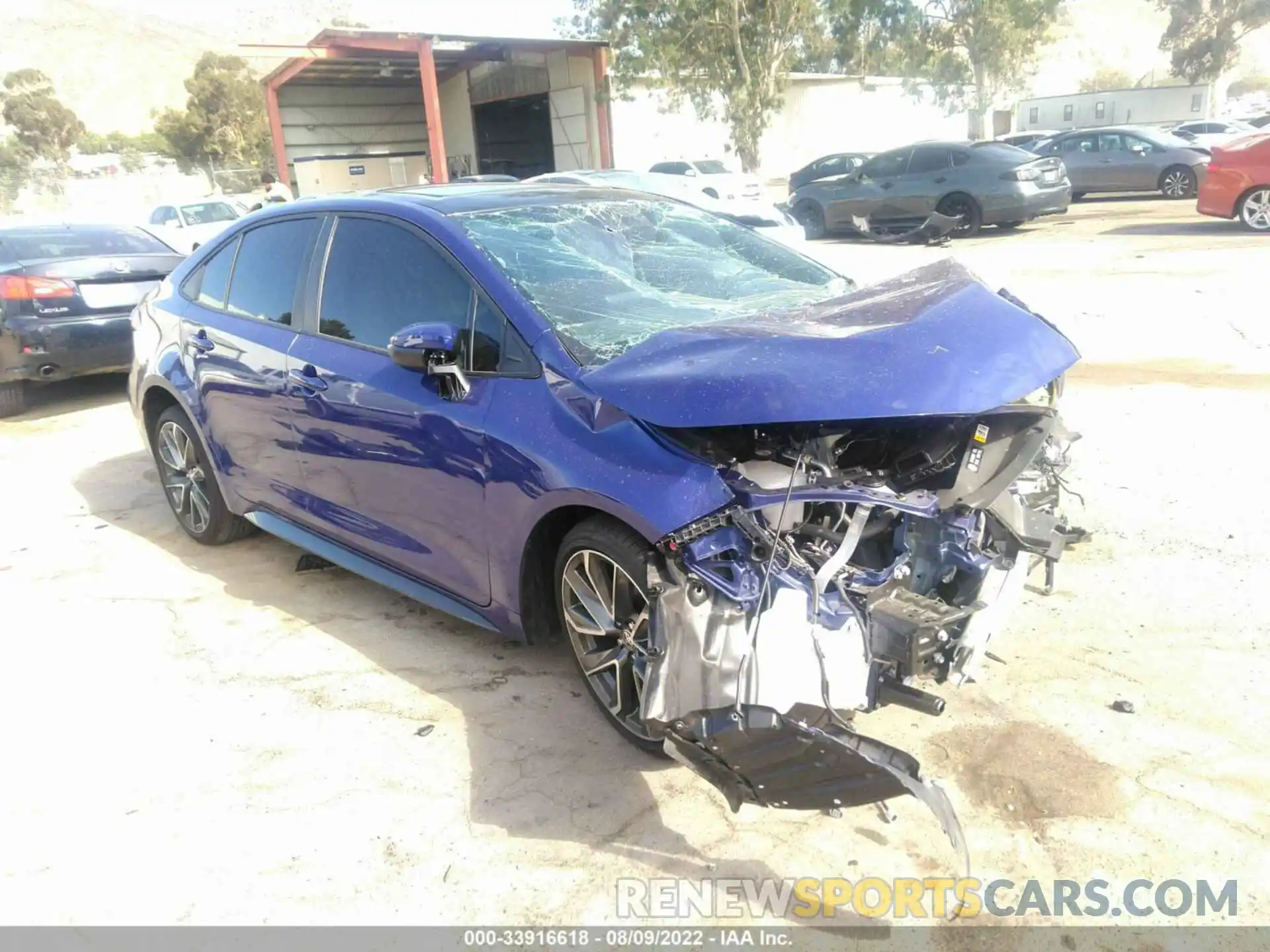 1 Photograph of a damaged car 5YFP4MCEXNP114375 TOYOTA COROLLA 2022