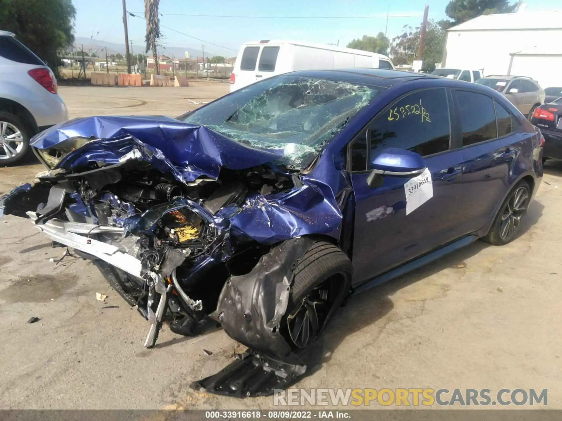 2 Photograph of a damaged car 5YFP4MCEXNP114375 TOYOTA COROLLA 2022