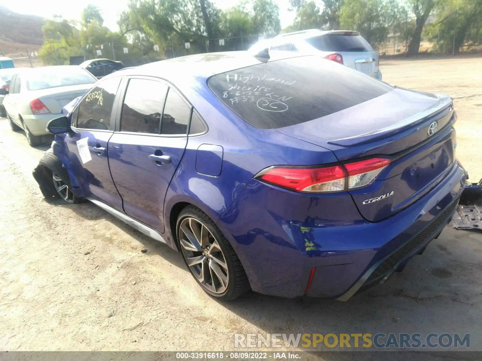 3 Photograph of a damaged car 5YFP4MCEXNP114375 TOYOTA COROLLA 2022