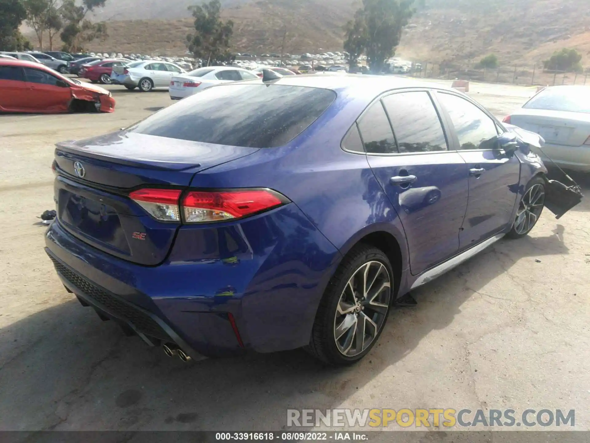 4 Photograph of a damaged car 5YFP4MCEXNP114375 TOYOTA COROLLA 2022