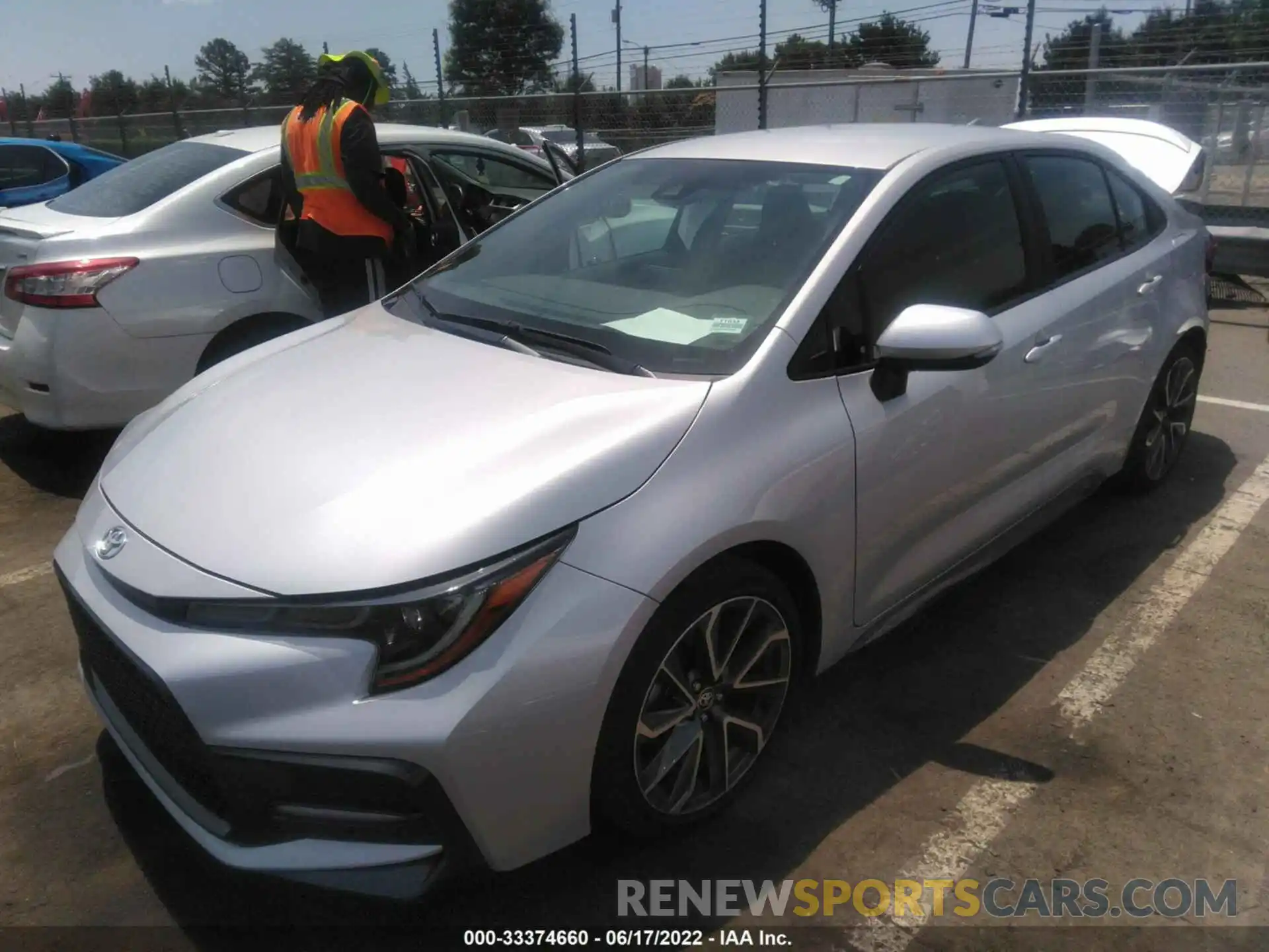 2 Photograph of a damaged car 5YFS4MCE0NP097953 TOYOTA COROLLA 2022