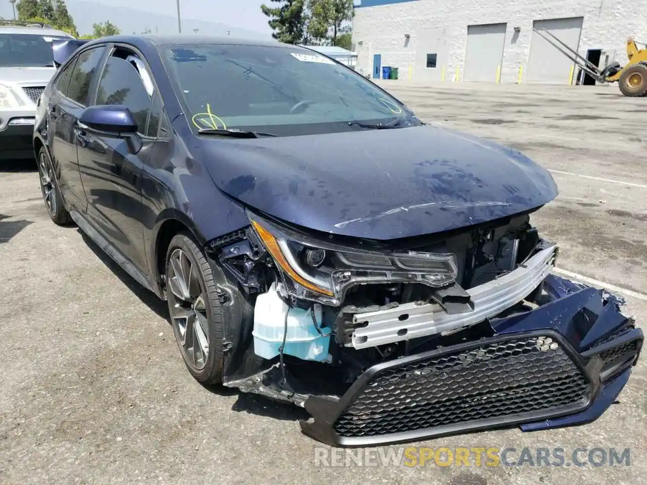 1 Photograph of a damaged car 5YFS4MCE0NP103718 TOYOTA COROLLA 2022