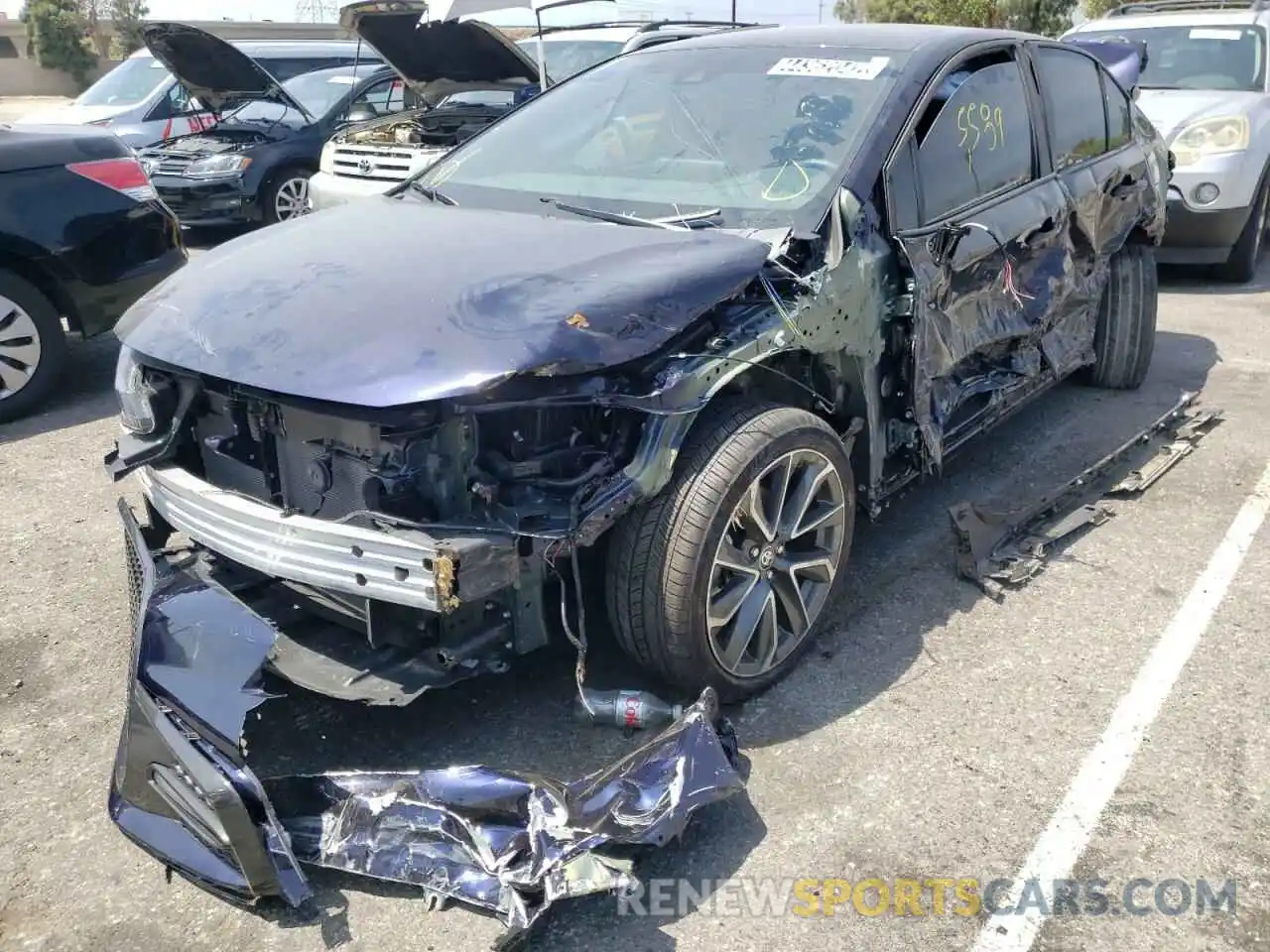 2 Photograph of a damaged car 5YFS4MCE0NP103718 TOYOTA COROLLA 2022