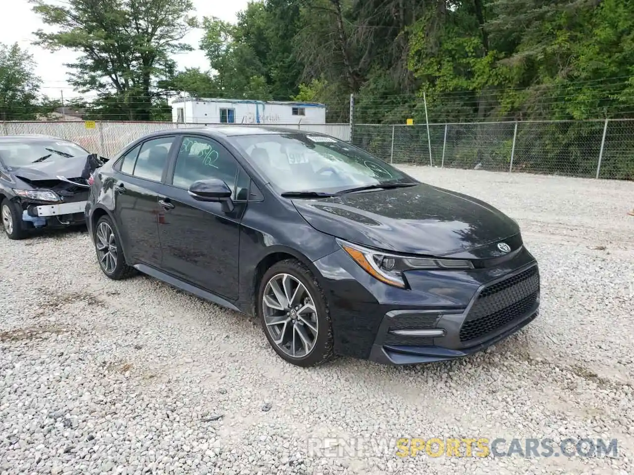 1 Photograph of a damaged car 5YFS4MCE0NP104707 TOYOTA COROLLA 2022