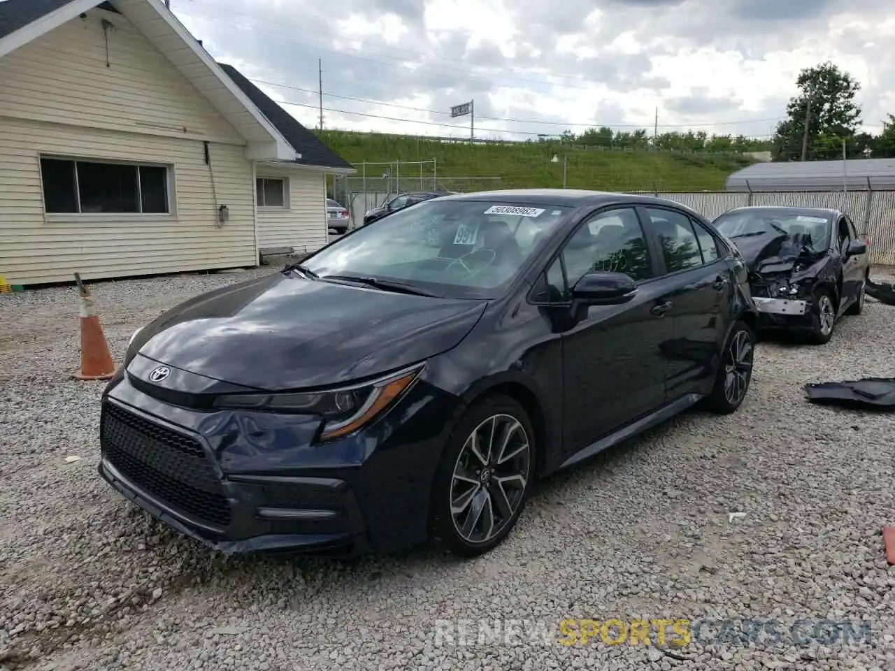 2 Photograph of a damaged car 5YFS4MCE0NP104707 TOYOTA COROLLA 2022