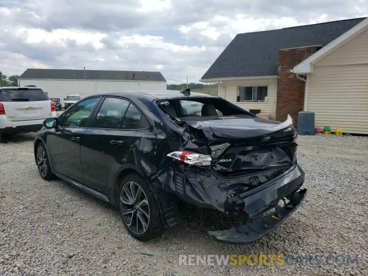 3 Photograph of a damaged car 5YFS4MCE0NP104707 TOYOTA COROLLA 2022