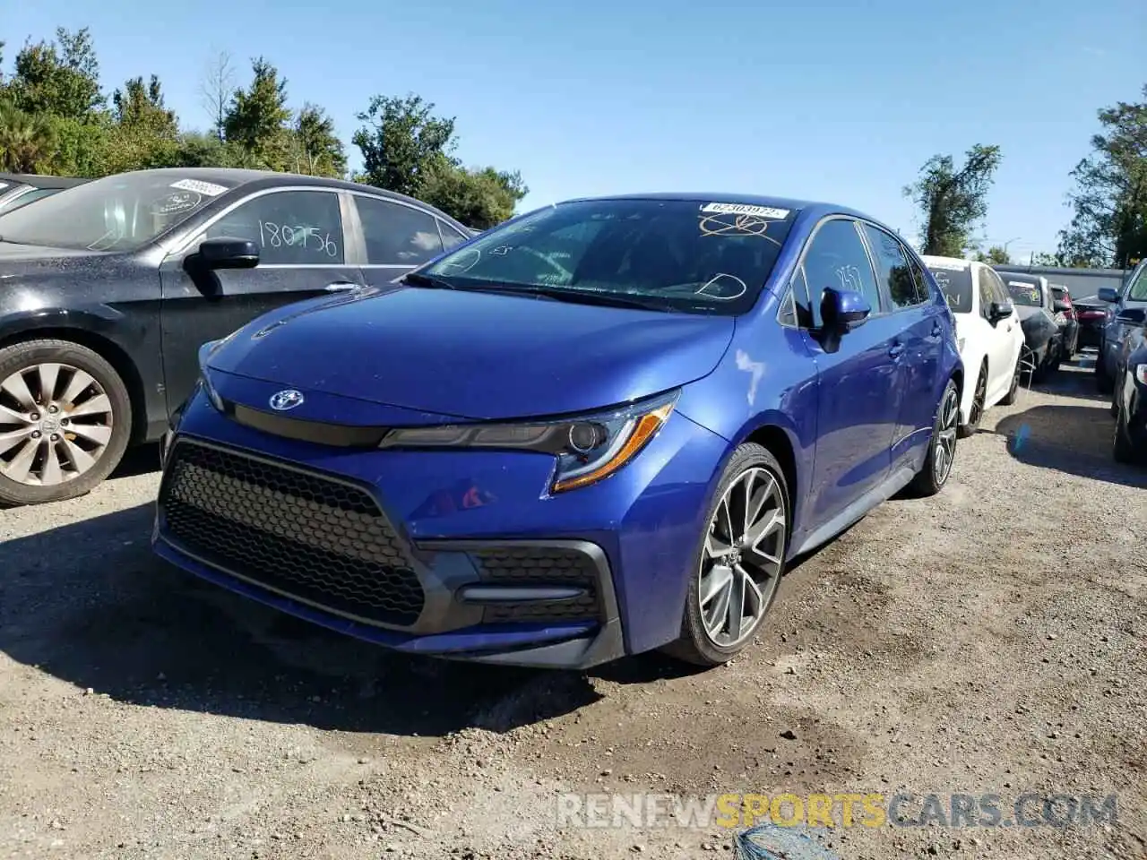 2 Photograph of a damaged car 5YFS4MCE0NP108997 TOYOTA COROLLA 2022