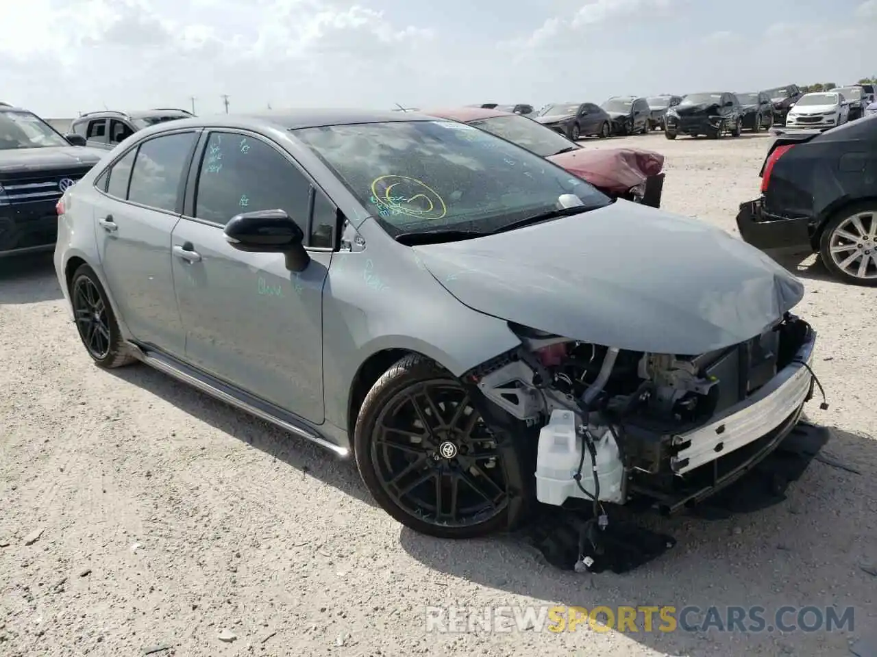 1 Photograph of a damaged car 5YFS4MCE0NP113035 TOYOTA COROLLA 2022