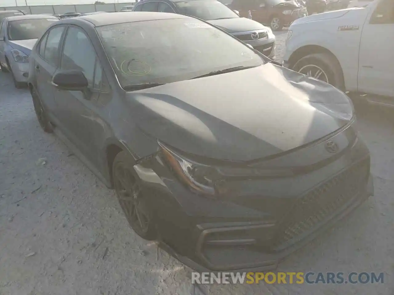 1 Photograph of a damaged car 5YFS4MCE0NP118218 TOYOTA COROLLA 2022