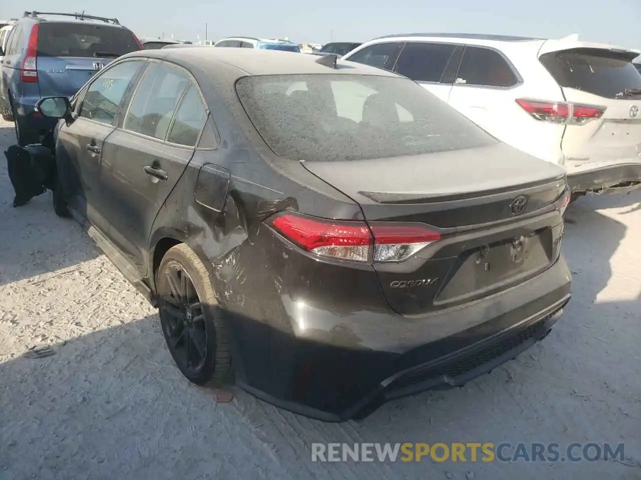 3 Photograph of a damaged car 5YFS4MCE0NP118218 TOYOTA COROLLA 2022