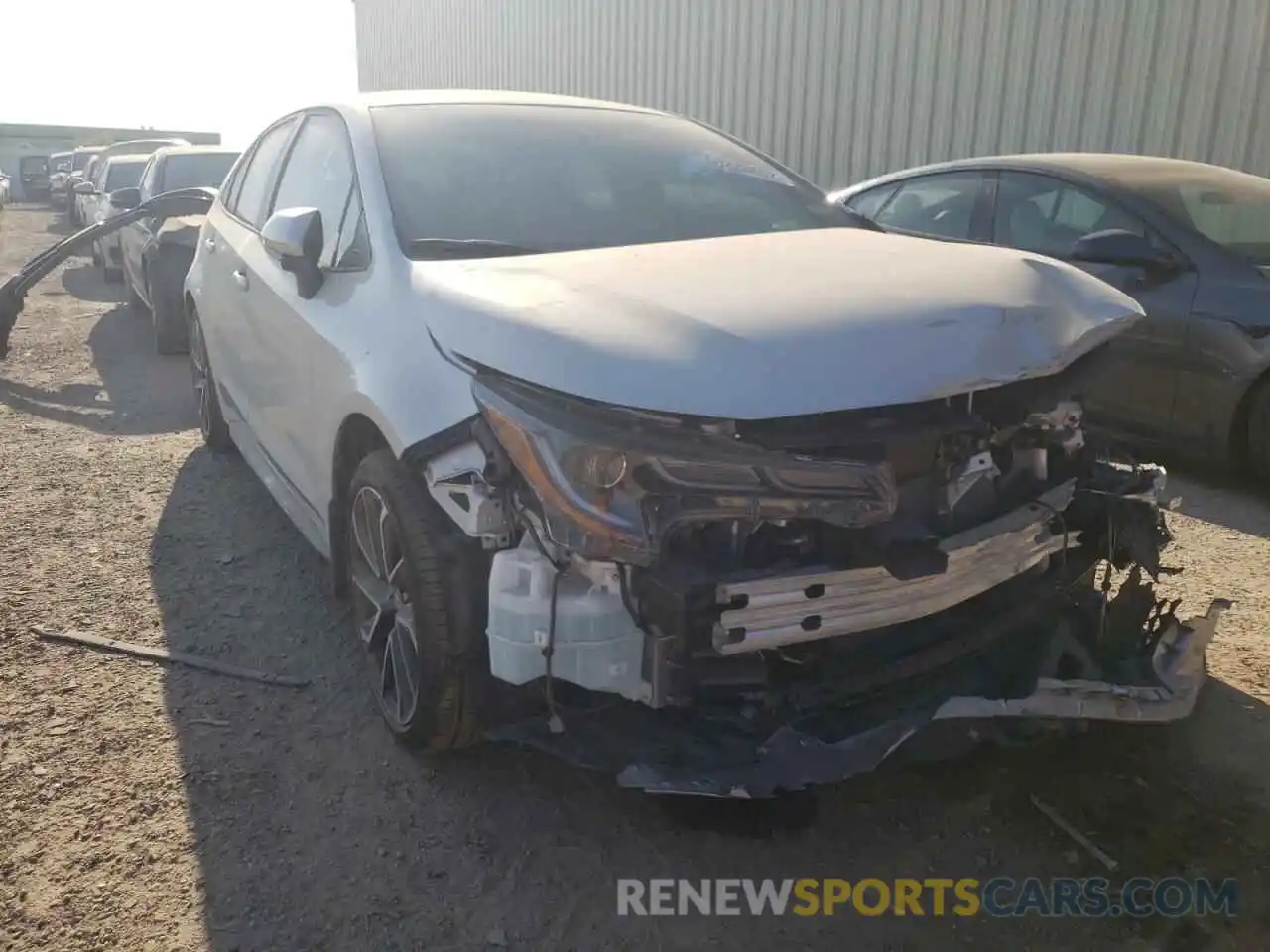 1 Photograph of a damaged car 5YFS4MCE0NP127159 TOYOTA COROLLA 2022