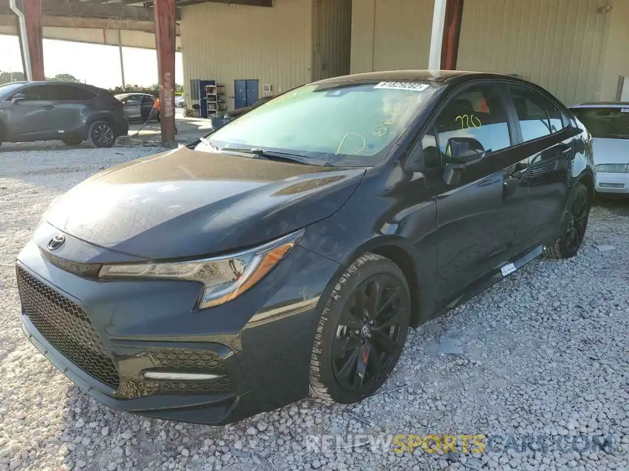 2 Photograph of a damaged car 5YFS4MCE0NP129428 TOYOTA COROLLA 2022