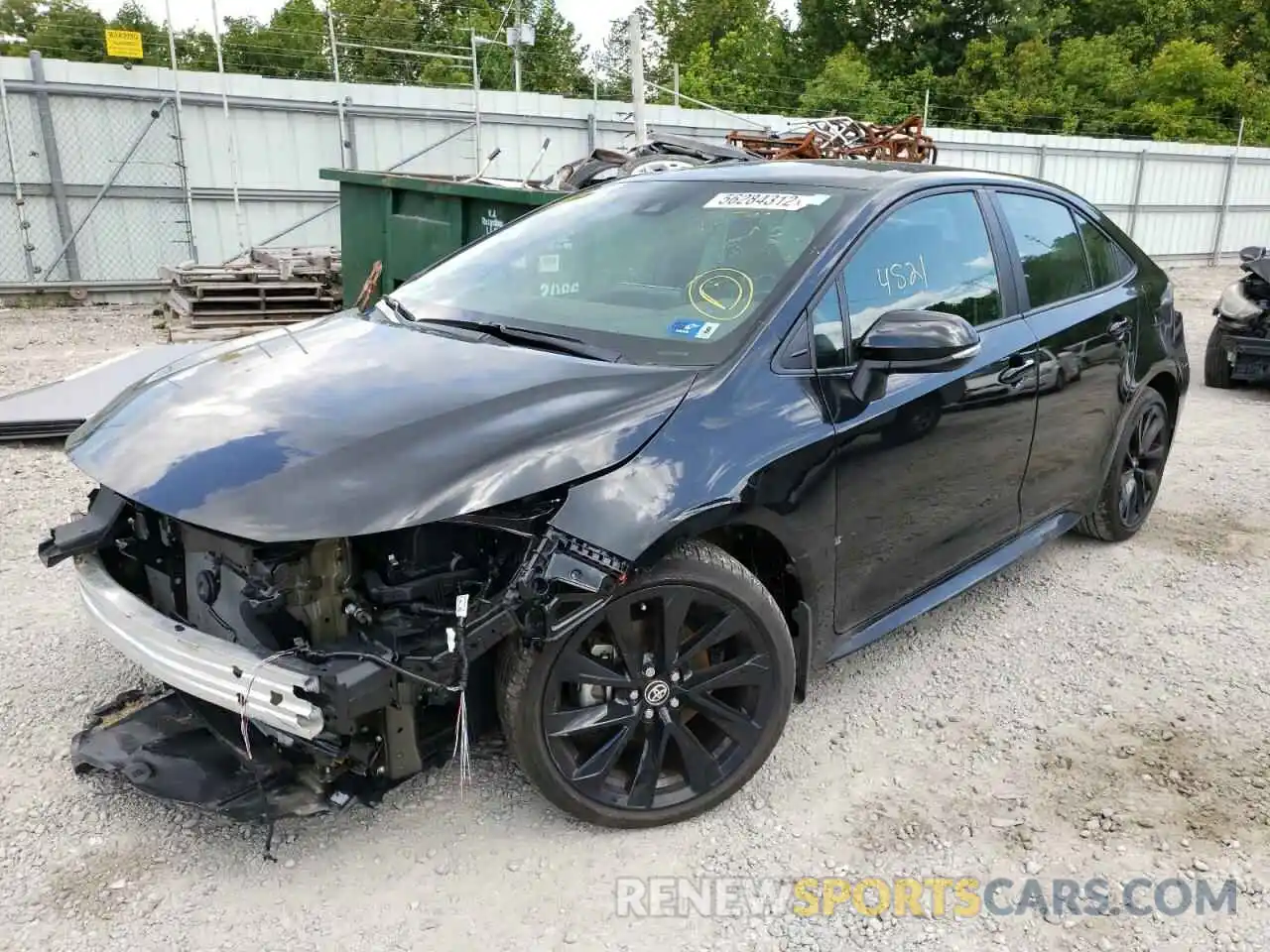 2 Photograph of a damaged car 5YFS4MCE1NP101198 TOYOTA COROLLA 2022