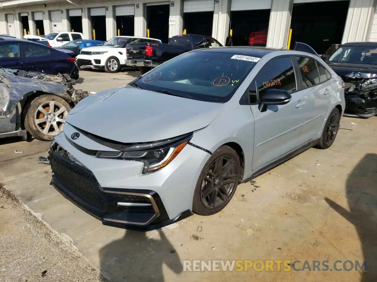 2 Photograph of a damaged car 5YFS4MCE1NP103517 TOYOTA COROLLA 2022