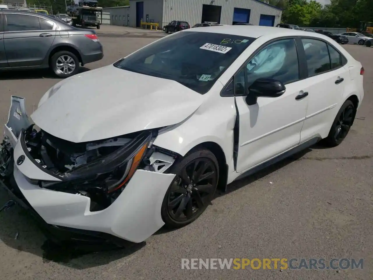 2 Photograph of a damaged car 5YFS4MCE1NP111147 TOYOTA COROLLA 2022