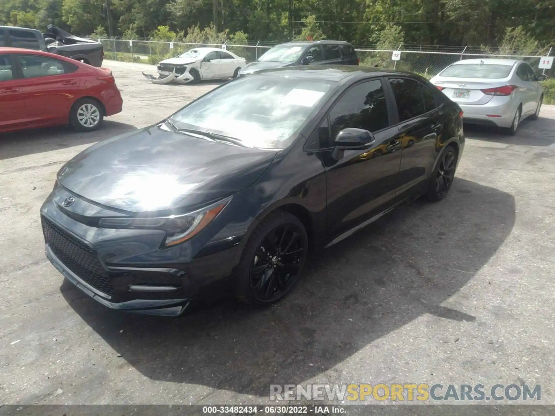 2 Photograph of a damaged car 5YFS4MCE1NP114291 TOYOTA COROLLA 2022