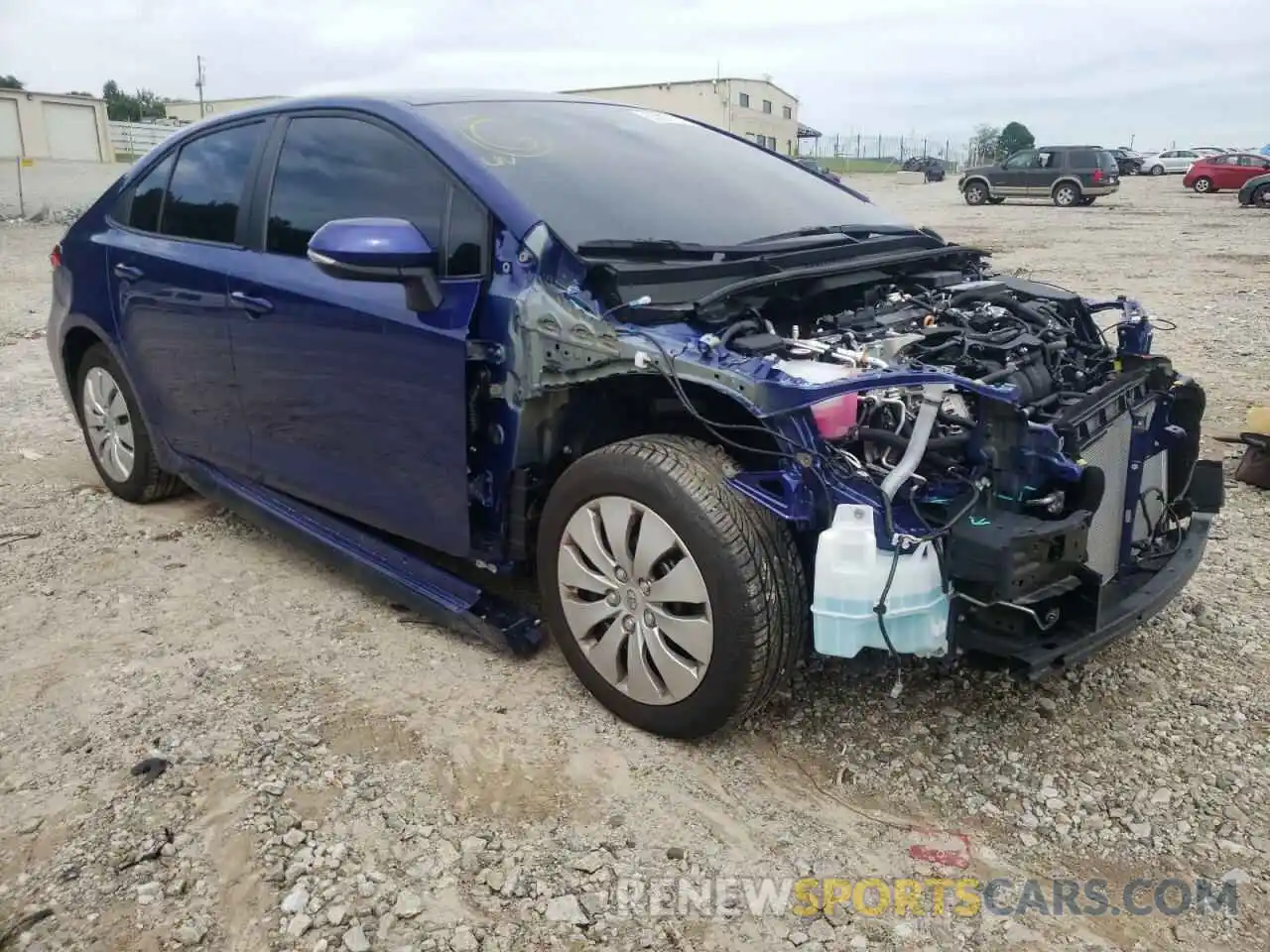 1 Photograph of a damaged car 5YFS4MCE1NP115246 TOYOTA COROLLA 2022