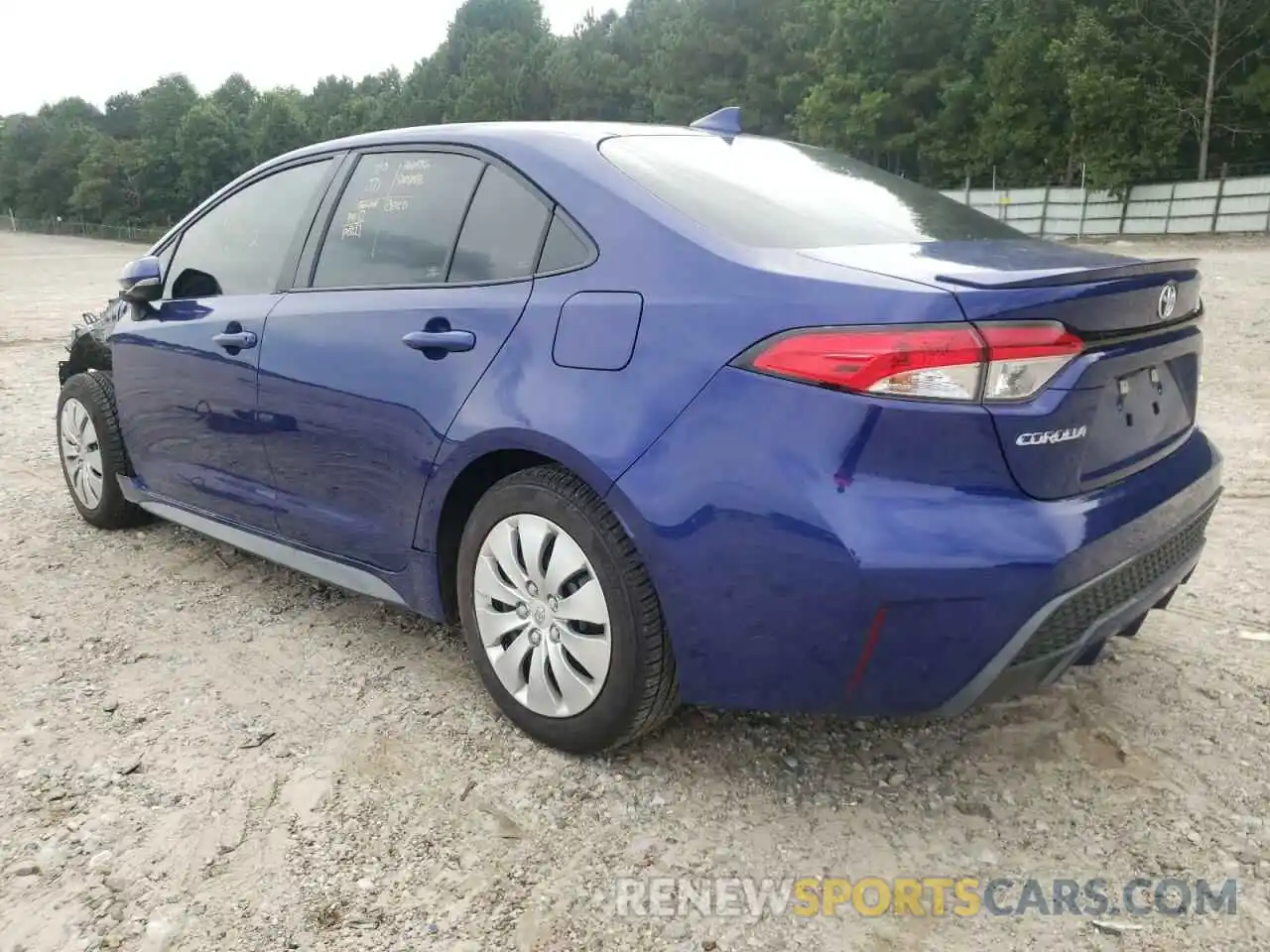 3 Photograph of a damaged car 5YFS4MCE1NP115246 TOYOTA COROLLA 2022