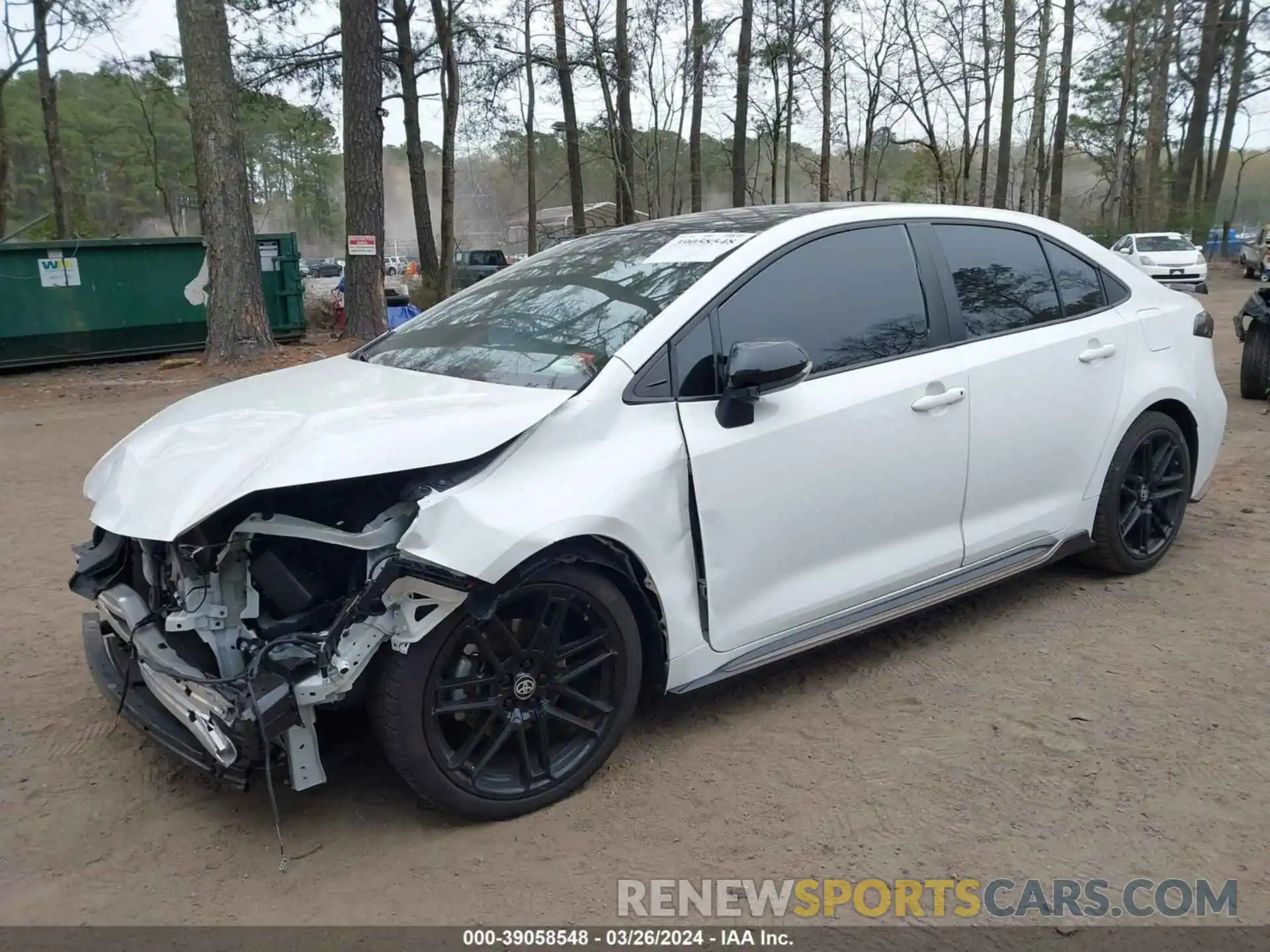 2 Photograph of a damaged car 5YFS4MCE1NP137862 TOYOTA COROLLA 2022