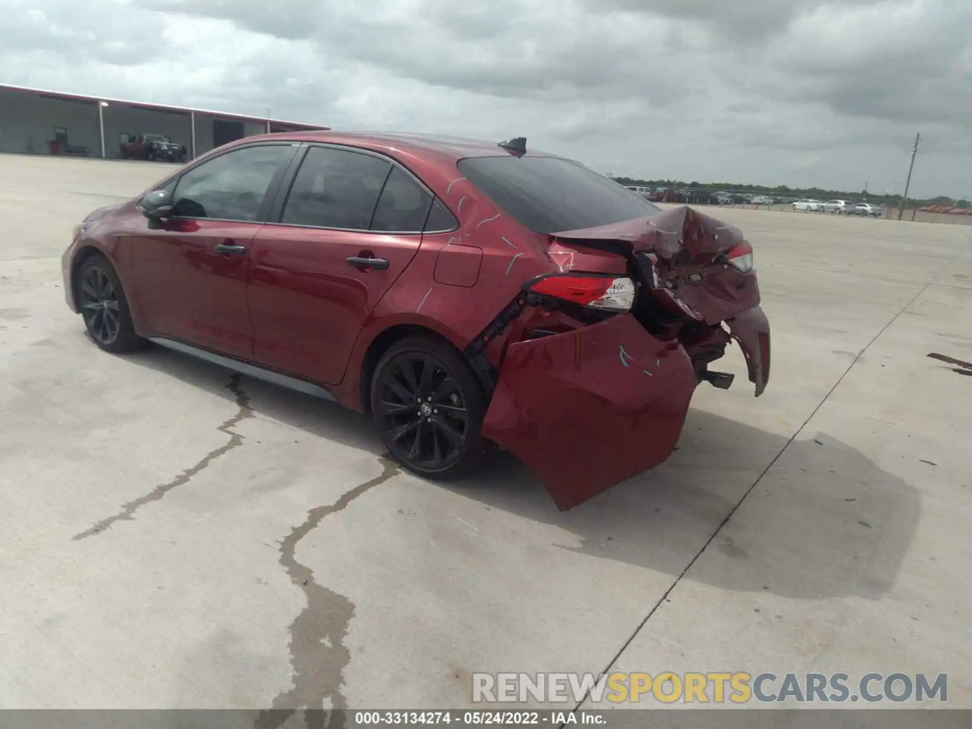 3 Photograph of a damaged car 5YFS4MCE2NP107642 TOYOTA COROLLA 2022