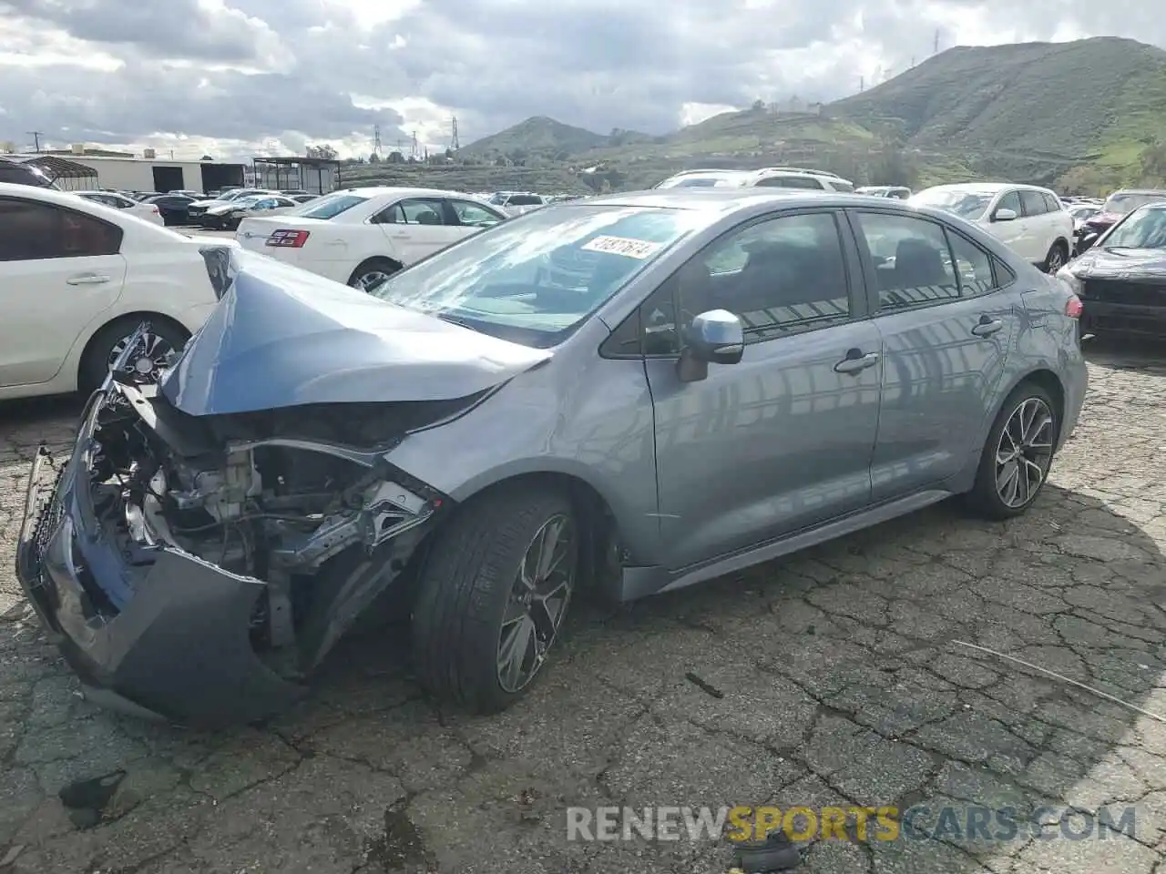 1 Photograph of a damaged car 5YFS4MCE2NP113960 TOYOTA COROLLA 2022