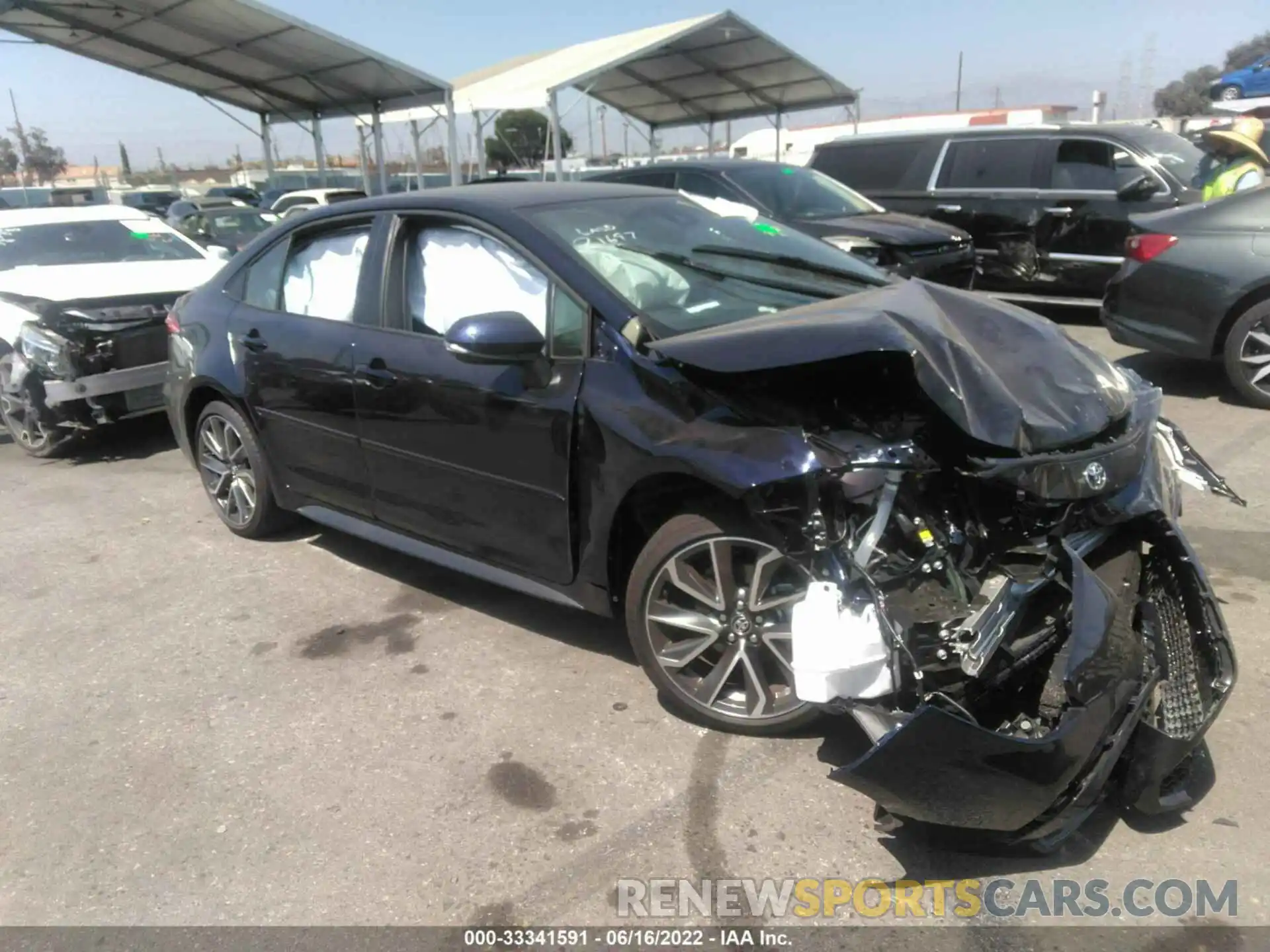 1 Photograph of a damaged car 5YFS4MCE2NP113988 TOYOTA COROLLA 2022