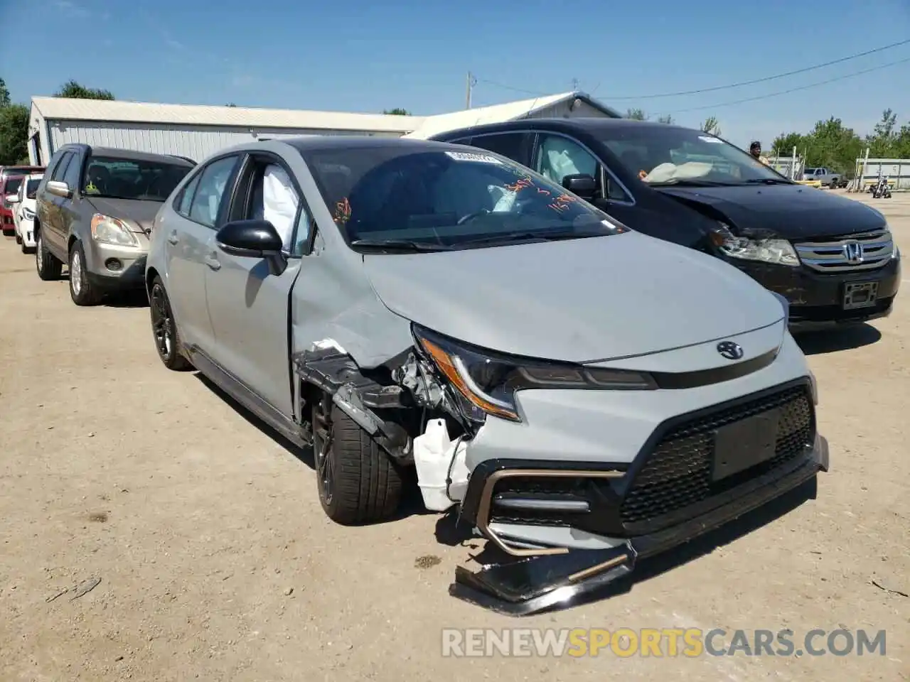 1 Photograph of a damaged car 5YFS4MCE2NP115398 TOYOTA COROLLA 2022