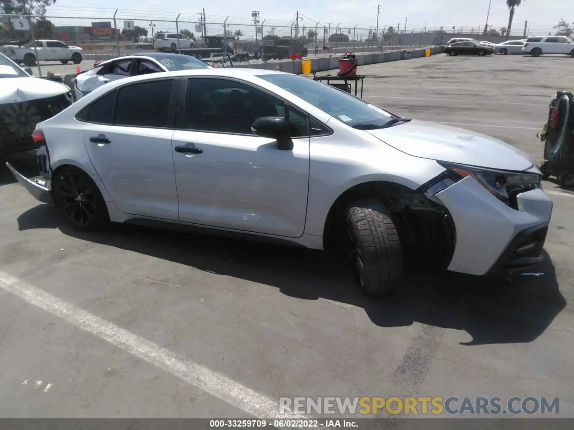 1 Photograph of a damaged car 5YFS4MCE2NP116423 TOYOTA COROLLA 2022