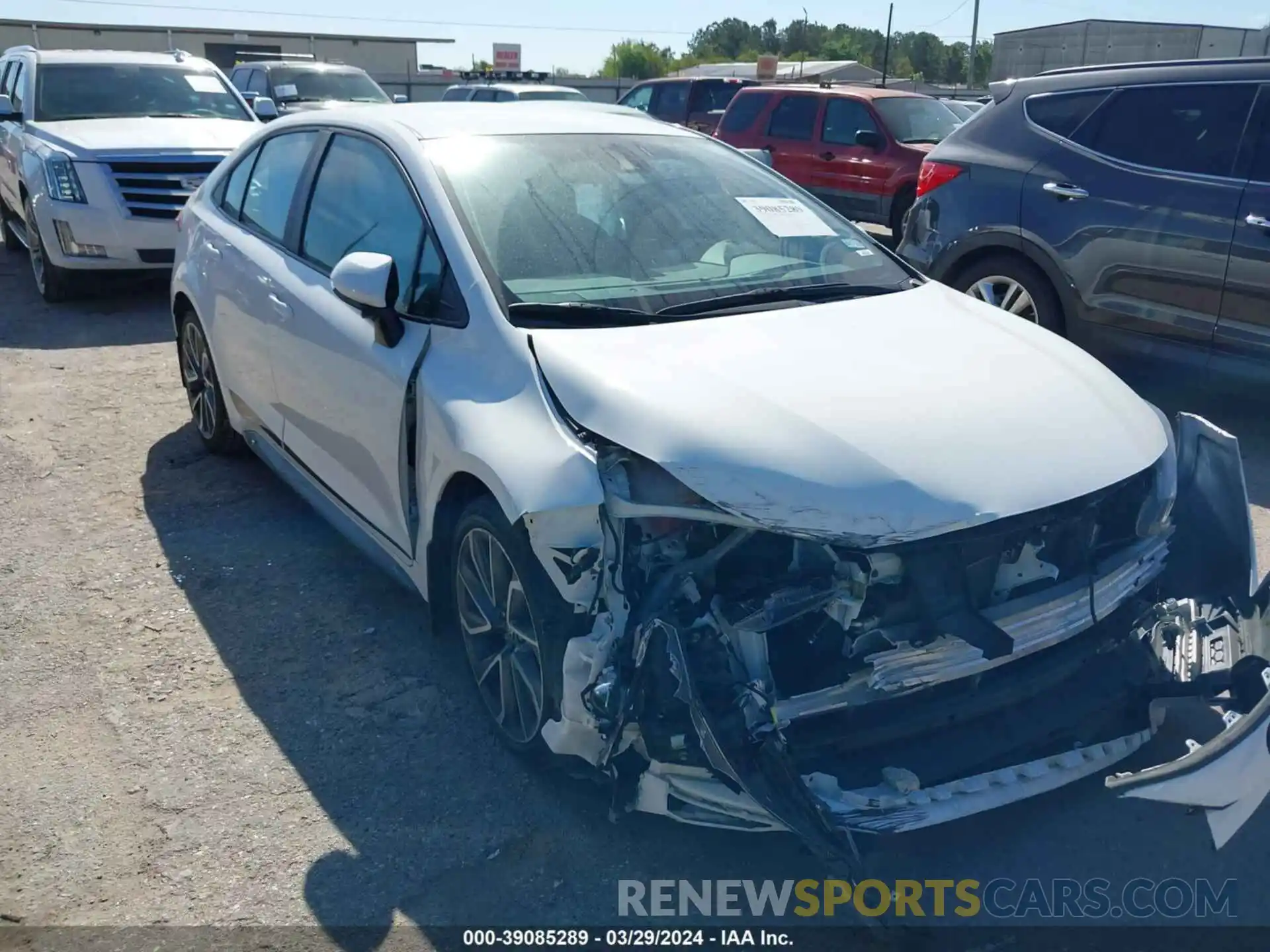 1 Photograph of a damaged car 5YFS4MCE2NP120813 TOYOTA COROLLA 2022