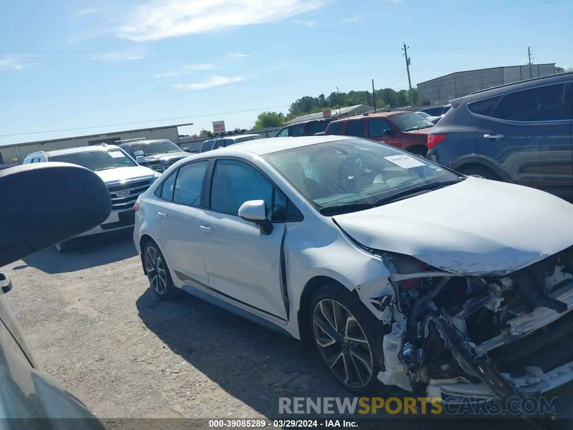 13 Photograph of a damaged car 5YFS4MCE2NP120813 TOYOTA COROLLA 2022