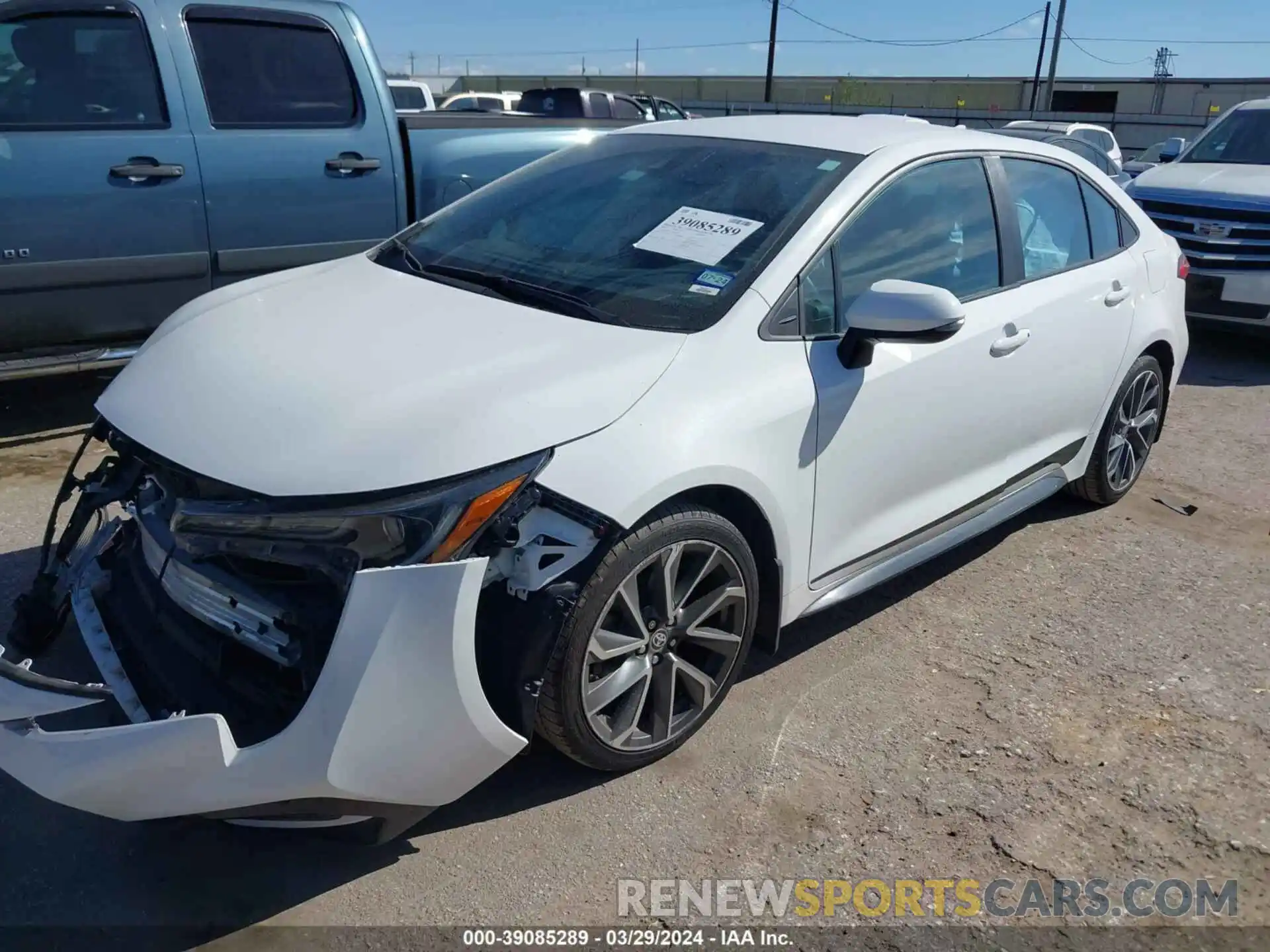 2 Photograph of a damaged car 5YFS4MCE2NP120813 TOYOTA COROLLA 2022