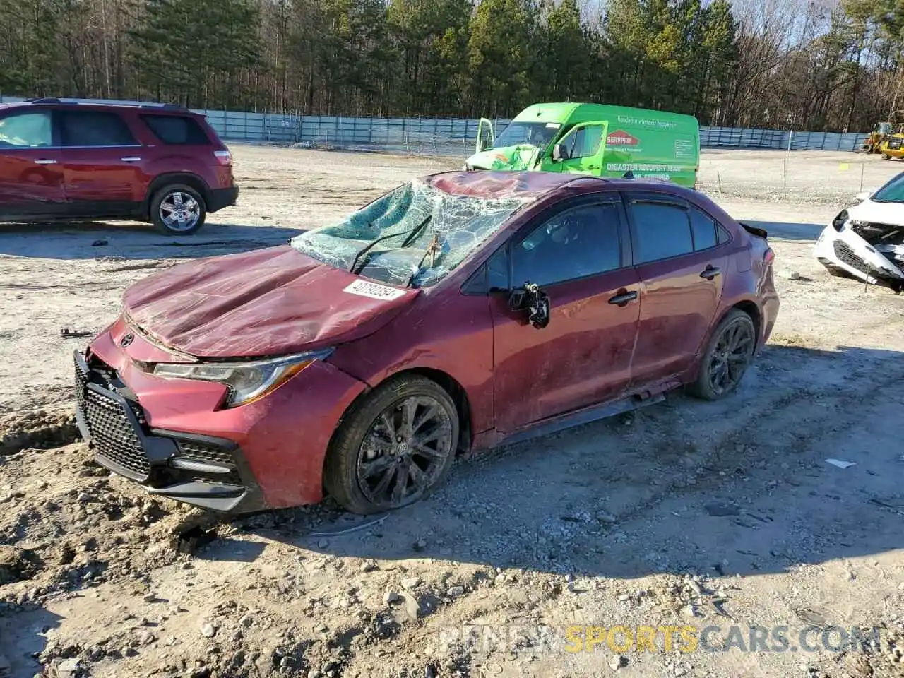 1 Photograph of a damaged car 5YFS4MCE2NP120942 TOYOTA COROLLA 2022