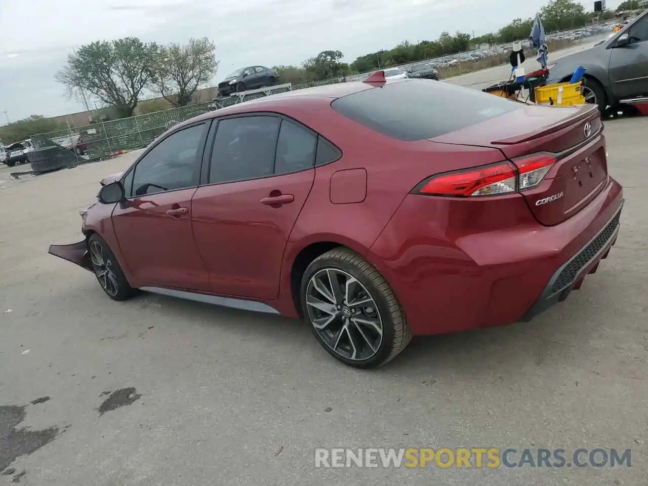 2 Photograph of a damaged car 5YFS4MCE2NP138048 TOYOTA COROLLA 2022