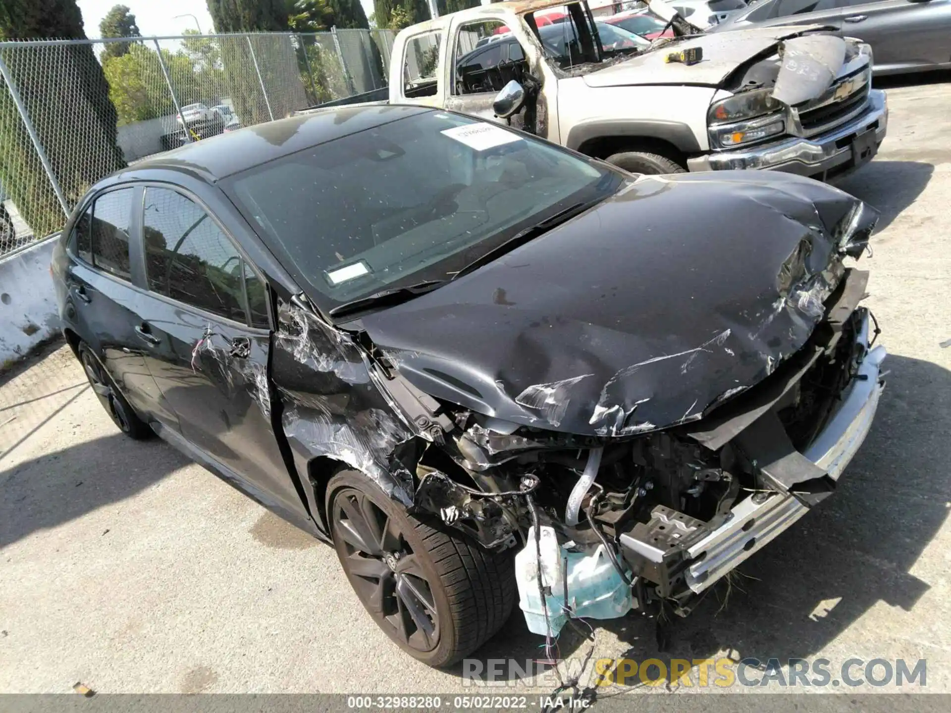 1 Photograph of a damaged car 5YFS4MCE3NP099583 TOYOTA COROLLA 2022