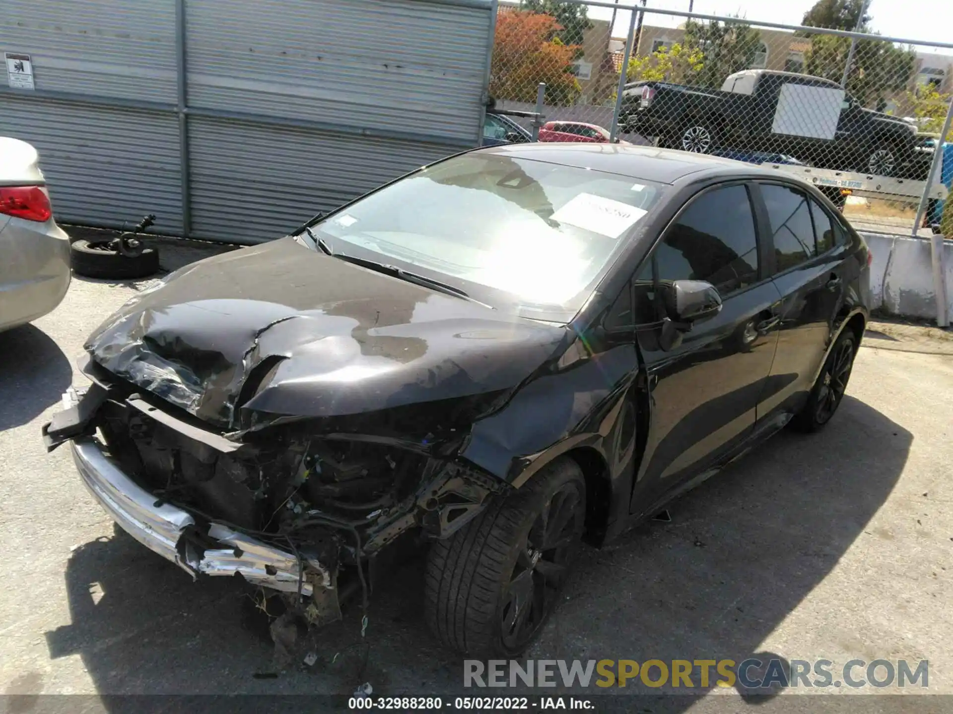 2 Photograph of a damaged car 5YFS4MCE3NP099583 TOYOTA COROLLA 2022