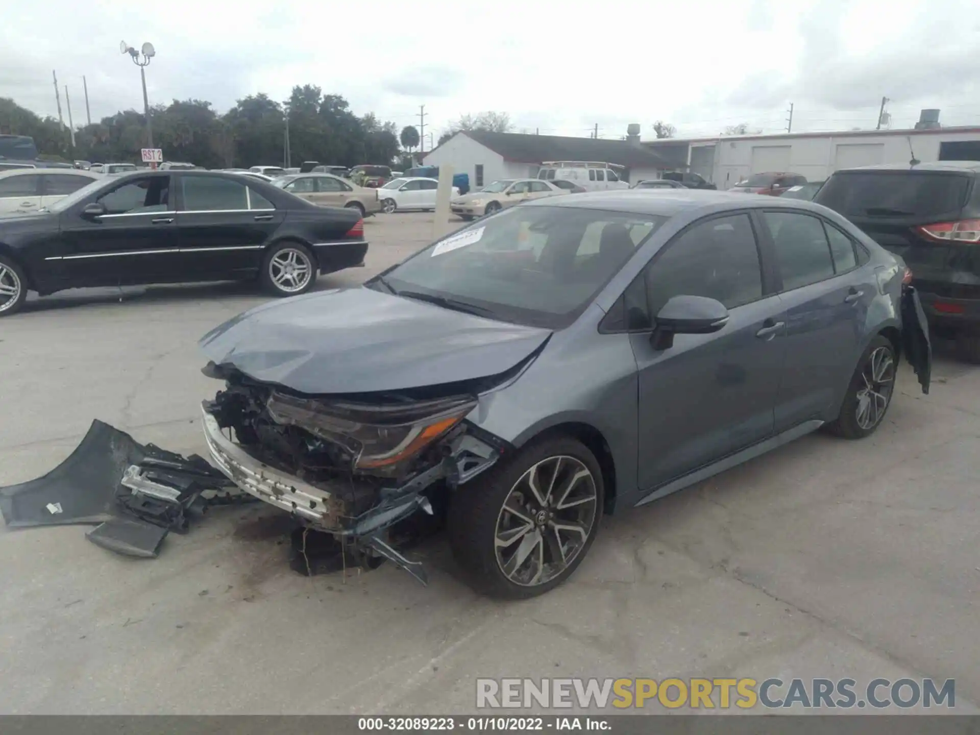 2 Photograph of a damaged car 5YFS4MCE3NP100019 TOYOTA COROLLA 2022