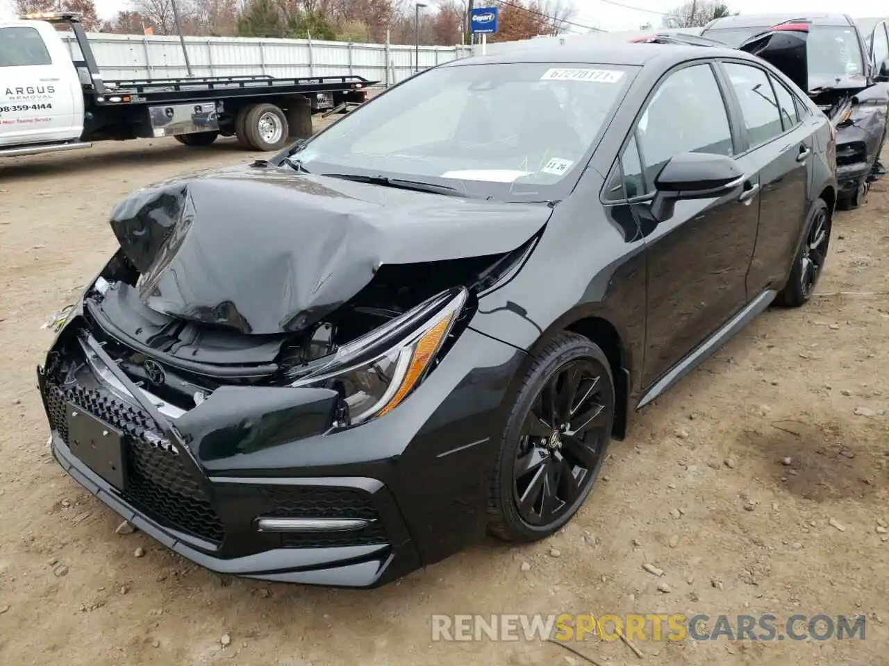 2 Photograph of a damaged car 5YFS4MCE3NP103924 TOYOTA COROLLA 2022