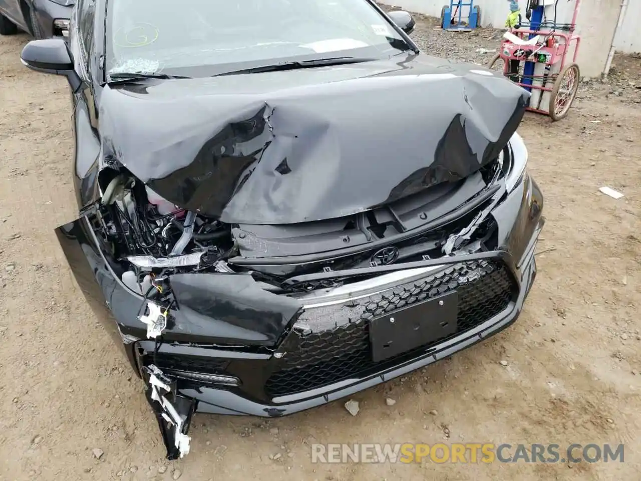 9 Photograph of a damaged car 5YFS4MCE3NP103924 TOYOTA COROLLA 2022