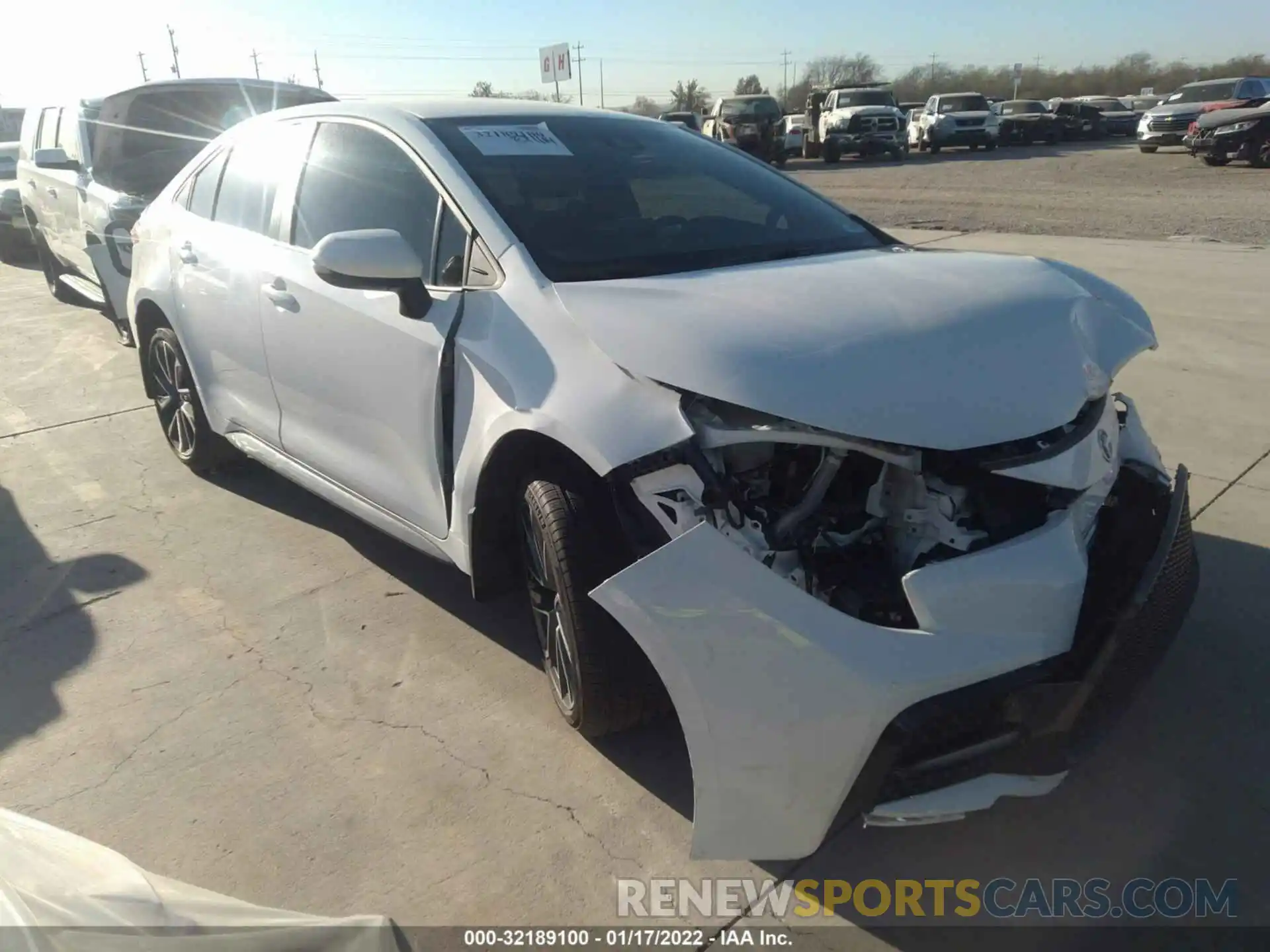 1 Photograph of a damaged car 5YFS4MCE3NP104894 TOYOTA COROLLA 2022