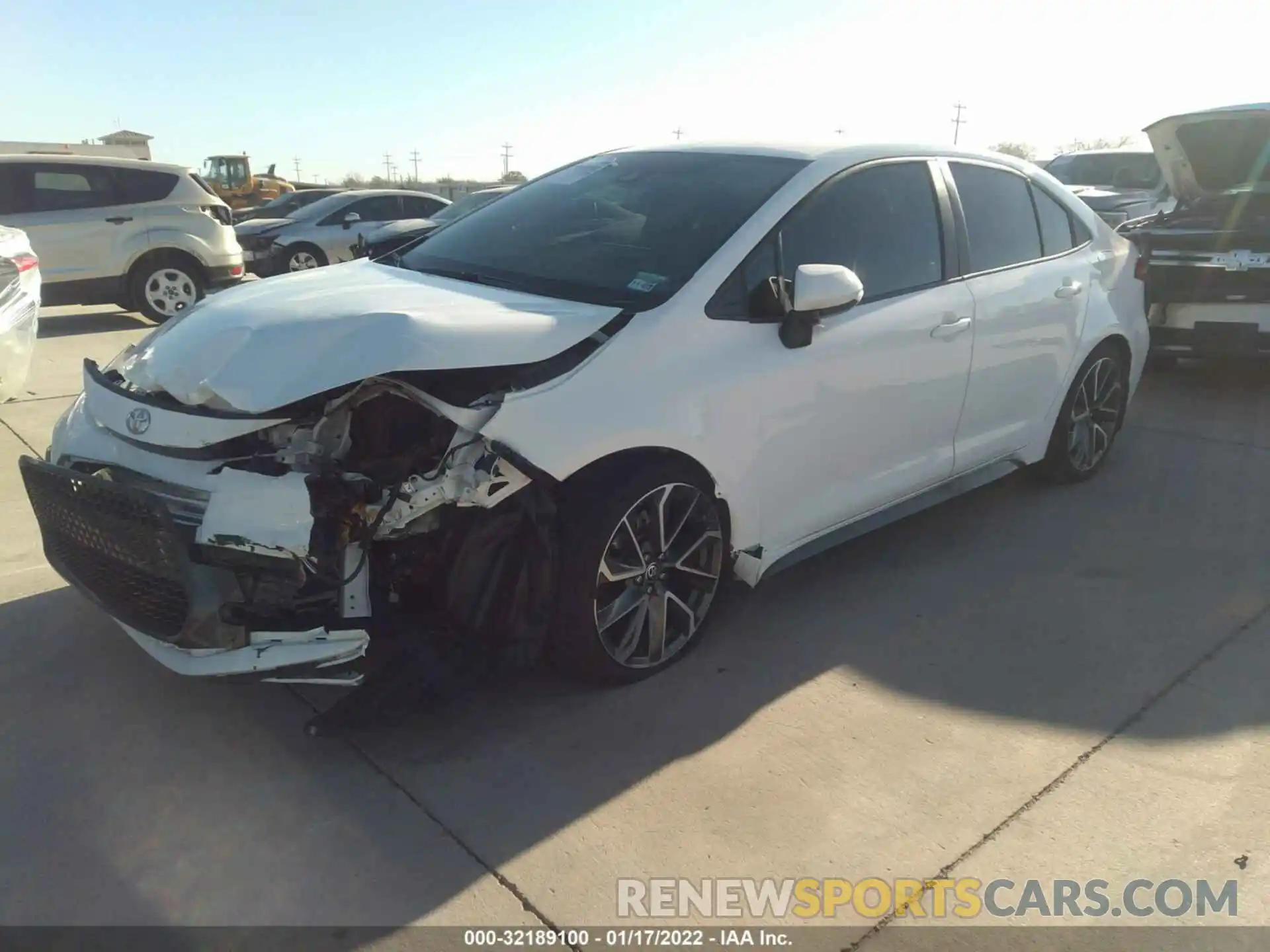 2 Photograph of a damaged car 5YFS4MCE3NP104894 TOYOTA COROLLA 2022