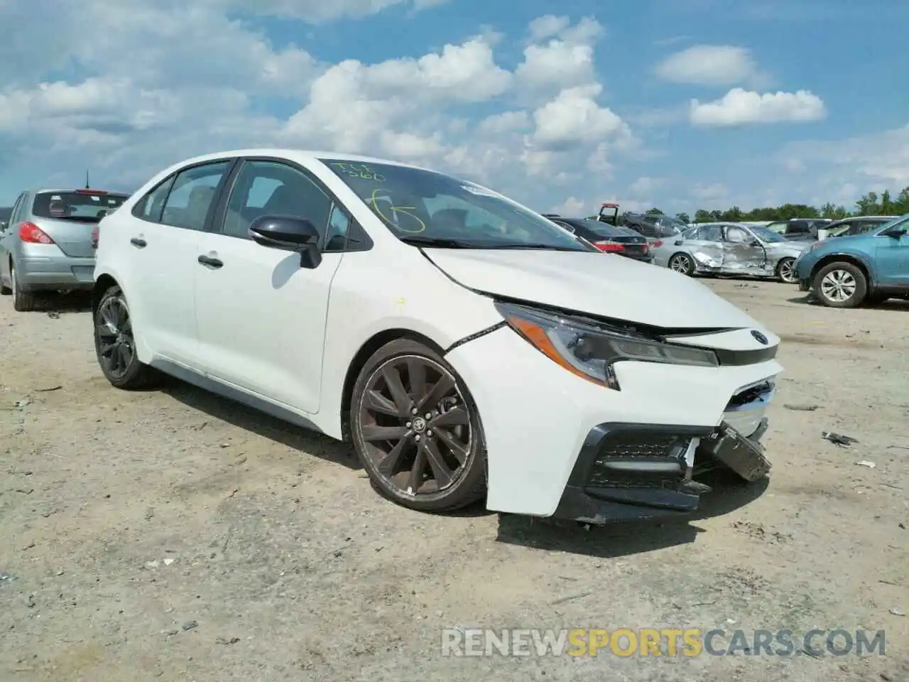 1 Photograph of a damaged car 5YFS4MCE3NP105480 TOYOTA COROLLA 2022