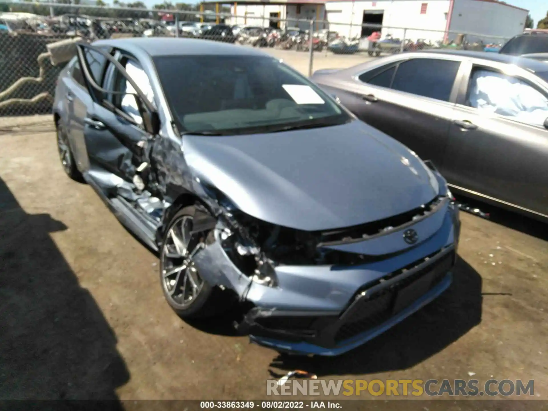 1 Photograph of a damaged car 5YFS4MCE3NP107147 TOYOTA COROLLA 2022