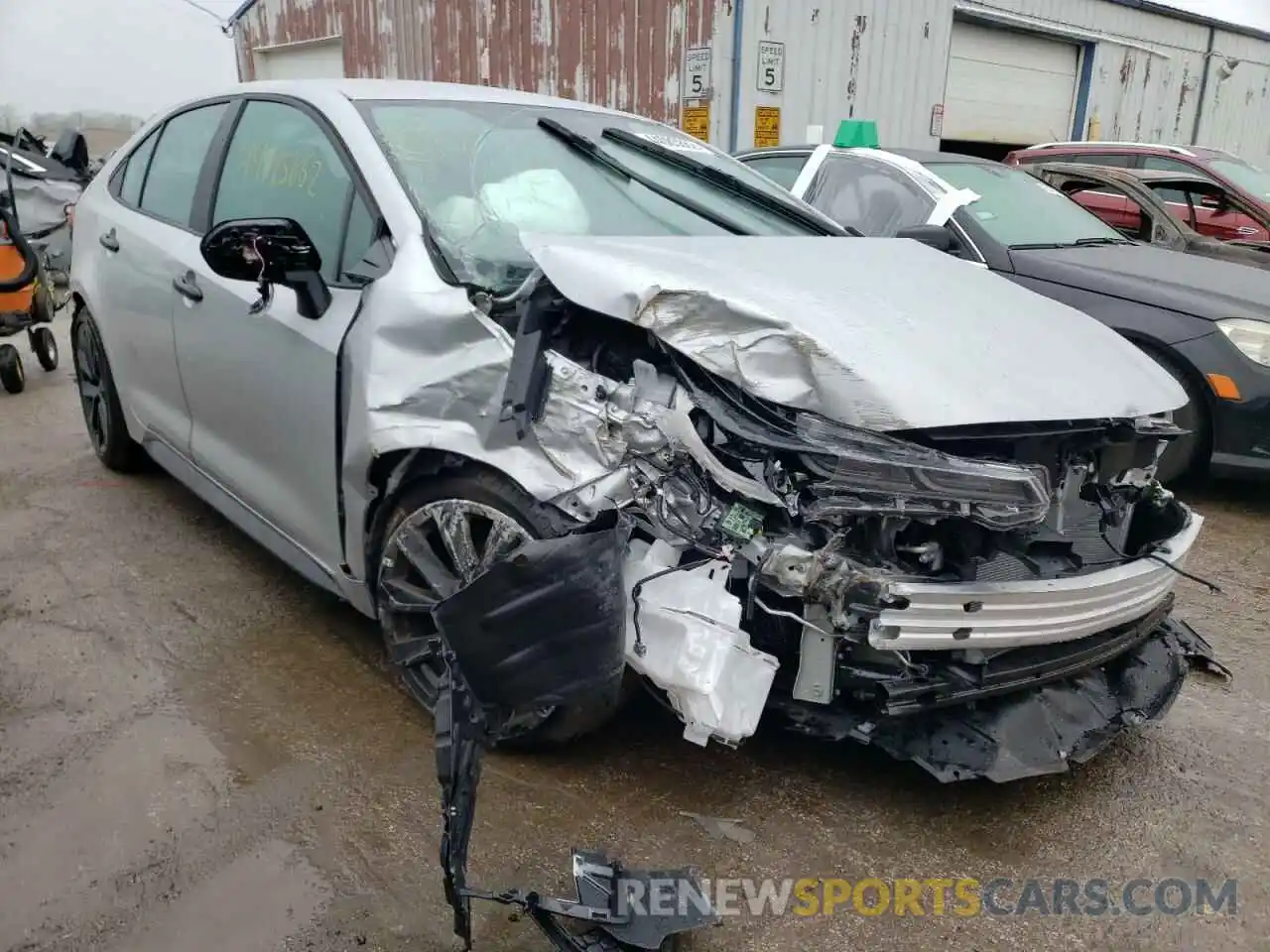 1 Photograph of a damaged car 5YFS4MCE3NP107892 TOYOTA COROLLA 2022