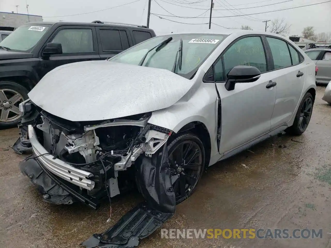 2 Photograph of a damaged car 5YFS4MCE3NP107892 TOYOTA COROLLA 2022